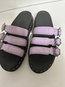 Dr. Martens Women's Sz 9 Blaire Flower Buckle Slide read description - Picture 1 of 9