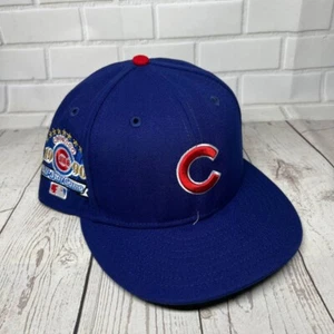 Chicago Cubs All Star Parche Lateral 7 7/8 59Fifty New Era Sombrero Gorra Ajustada Azul Hombres - Imagen 1 de 7