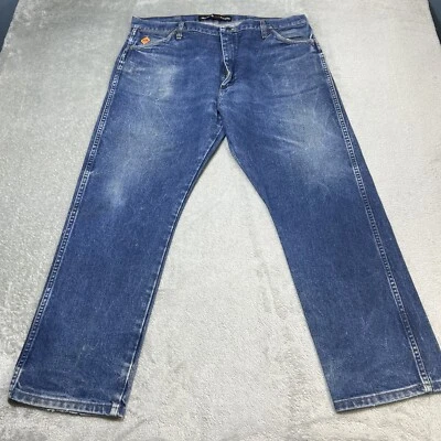 Wrangler Jeans FR Flame Resistant Oringinal Fit Mens 39x30 FR13MWZ  Arc Rate23.8 - Image 1 of 4