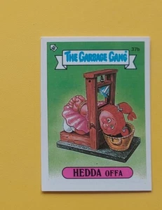 Hedda Offa The Garbage Gang 1985 Series 1 Checklist (AUS) 37b TOPPS Card - Picture 1 of 4