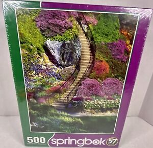 Springbok Puzzle Garden Stairway 500 Piece Complete 2014