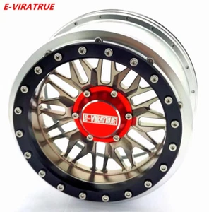 E-VIRATRUE Aluminum Wheel Fits 30 Degree North truck&MCD 5RR 1/5 1pcs - Picture 1 of 5