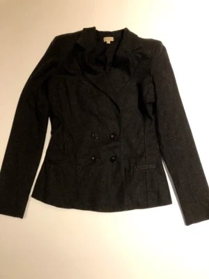 Cremieux women's wool blend jacket, black, size 2 - Image 1 of 4