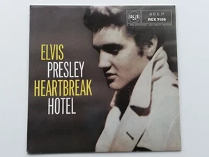 ELVIS PRESLEY   HEARBREAK HOTEL     U.K. E.P.  1982 PRESSING - Picture 1 of 4