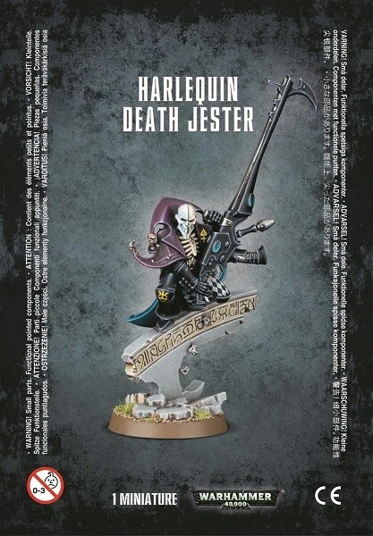 Aeldari Harlequins - Harlequin Death Jester, Warhammer 40k 40.000 - Bild 1 von 1