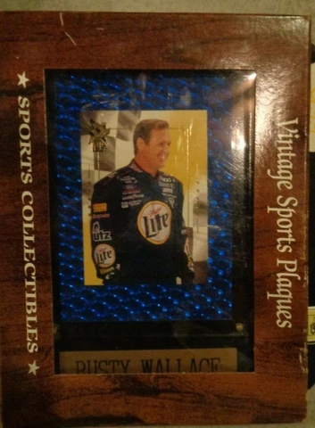 VINTAGE SPORTS PLAQUES RUSTY WALLACE 6 X 8 ##### Cover