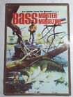 Vintage Bass Master Man Fishing Summer Magazine Issue Fish Metal Sign