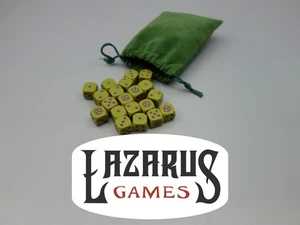 Warhammer FB Krieger Chaos AoS Nurgle Maggotkin - Würfel Set & Tasche - Bild 1 von 4