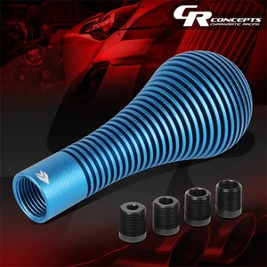 NRG 6061 ALUMINUM HEAT SINK BUBBLE HEAD SHORT STYLE THREADED SHIFT KNOB KIT BULE - Bild 1 von 5