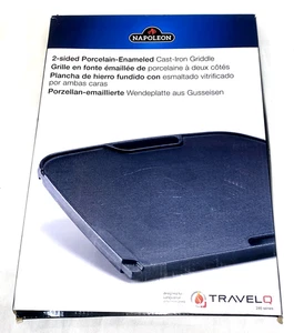 Plancha de hierro fundido esmaltada porcelana de 2 caras Napoleon TravelQ serie 285 - Imagen 1 de 9