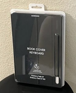 SEALED Samsung Galaxy Tab (S7/S7 5G)Book Cover KEYBOARD EF-DT870UBEGUJ—FREE SHIP - Photo 1/3