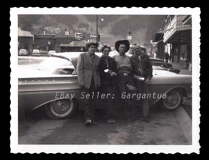 STUDLY POSERS COWBOY MEN BADLANDS GAY NIGHT FANTASY ~ 1960s POLAROID PHOTO - Picture 1 of 2