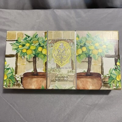 LA FLORENTINA~Gift Box 3 Bars LEMON HOUSE Soaps - Image 1 of 3