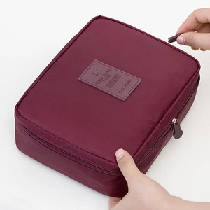 Travel Cosmetic Makeup Bag Toiletry Case Hanging Pouch Wash Organizer Storage - Picture 1 of 12
