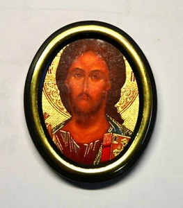 Ikone Jesus Christus geweiht Икона Иисус Христос освящена 6x5x0,8 cm - Picture 1 of 1