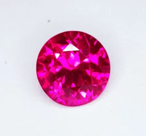 Zaffiro Rosa Naturale Certificato 6,27 Ct Gemma Sciolta Taglio Tondo Gemma Trasparente - Foto 1 di 11