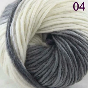 Venta AIP 1 madeja x50 g arco iris grueso tejido a mano hilo de lana rápida bufandas 04 - Imagen 1 de 4