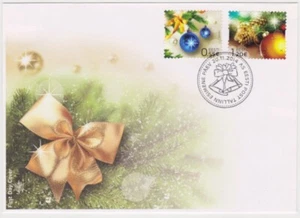 Estonia FDC 2014, Christmas - Christmas Tree Decorations, mint - Picture 1 of 1