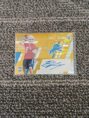 2017 Panini Brad Kaaya Autographed Card Lions 62/149 - Image 1 of 2