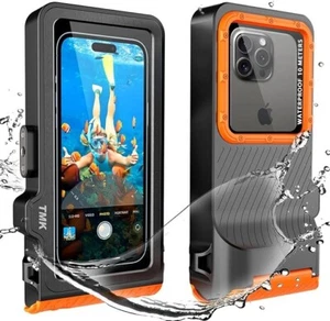 Professional Underwater (to 50ft/15m) WaterProof Case for iPhone 11 to 15 - Picture 1 of 7