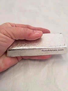 RotoMetals Whole Tin Ingot 99.9+% Pure - Picture 1 of 6
