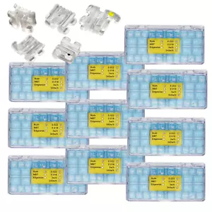 10 Sets Dental Kieferorthopädische Saphir Bracket Monokristalline Klar Keramik Zahnspangen - Bild 1 von 13