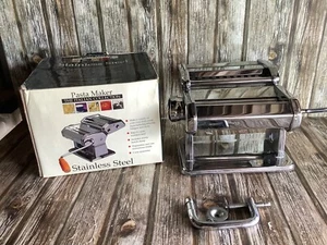 THE ITALIAN COLLECTION PASTA MAKER STAINLESS STEEL BOX HEAVY DUTY ORIGINAL - Picture 1 of 15