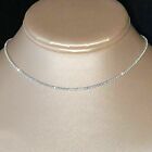 8.2Ct Round Cut Simulated Diamond Choker Necklace 14K White Gold Plated Silver