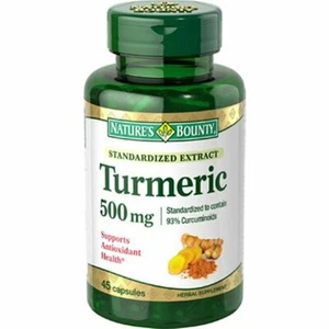 Nature's Bounty Standardized Extract Turmeric Herbal Capsules 538mg 45Ct 12 Pack - Picture 1 of 2