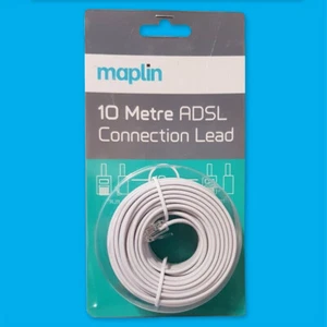 Maplin 10 Mètre ADSL Internet Connection Câble - Photo 1/3