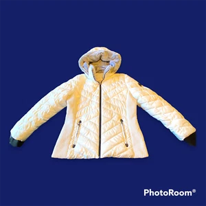 Nautica Women's XL Light-Weight Quilted Puffer Jacket w/ Faux Fur Hood S#Q020331 - Picture 1 of 9