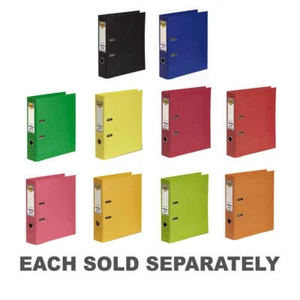 Marbig Lever Arch File 75mm A4 Earth Friendly Moisture Resistant Polyethylene - Picture 1 of 17
