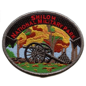 Shiloh National Military Park Patch History Battle Travel Embroidered Iron On - Picture 1 of 3