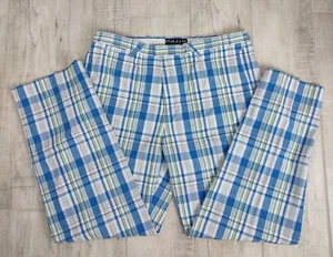 Pantaloni da golf Golf PAHR Fairway Essentials blu/verde su bianco a quadri taglia 40 uomo - Foto 1 di 7