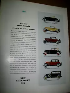 1932 Chevy Coupe, Phaeton, Roadster, Cabriolt, berlina - grande auto mag pubblicità - Foto 1 di 1