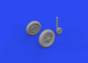 Eduard 672340 1/72 Aircraft- Bf109G2/G4 Wheels for Plain Wings EDU (Mask & Resin - Picture 1 of 1