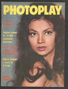 MAG: Photoplay British 7/1961-Chelo Alonso cover & story-Steve McQueen-Marlon... - Picture 1 of 1