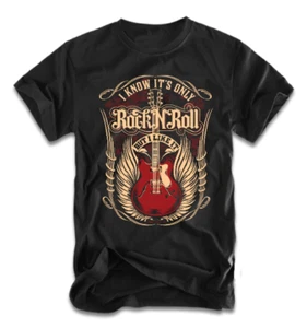 Camiseta Música Rock N Roll Guitarra Rock Metal Hardrock - Imagen 1 de 1