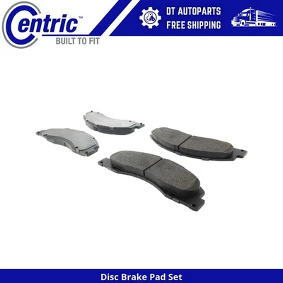 Para 2008 Ford E-150 Econoline | Pastilhas de freio a disco dianteiras centrais | Semi-metálicas - Imagem 1 de 4