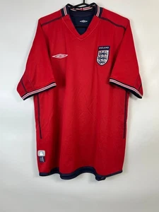 Camiseta de fútbol vintage Umbro Inglaterra 2002 visitante reversible talla L - Imagen 1 de 8