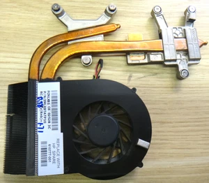 Genuine HP DV7-4000 CPU Cooling Fan / Heatsink 610777-001 622029-001 3MLX9TATP20 - Afbeelding 1 van 2