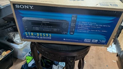 Sony STR DE595 5.1Ch 500W Dolby Digital Surround Sound Home Theater Receiver  - Image 1 of 4