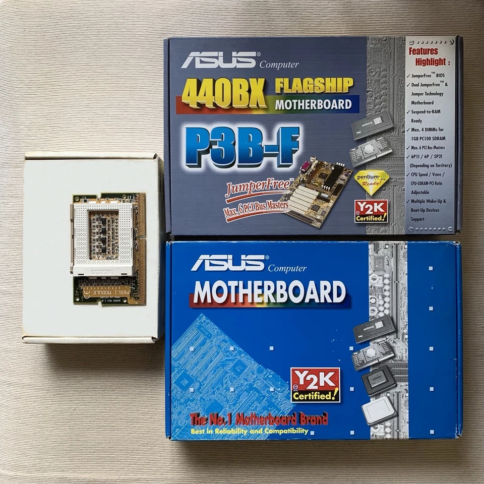 Pentium Pro @ ASUS P3B-F/P3V4X,Slot 1 to Socket 8 Slocket Adapter ultimate rigs - Image 1 of 1