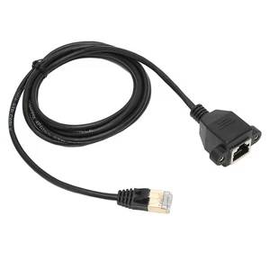 Ethernet Extension Cable 4.92ft 3.8mm RJ45 CAT8 OD 8P8C Male To Female Cat 8 NEW - Afbeelding 1 van 12