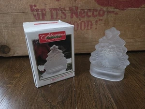 VTG Celebrations Crystal Clear 4" Mini Christmas Tree Votive - Picture 1 of 7