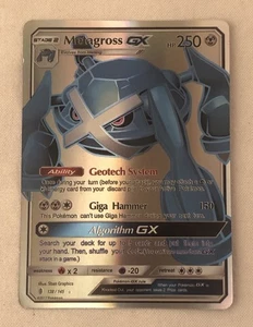 2017 Pokemon SM Guardians Rising Metagross GX Holo Card 139/145 - Picture 1 of 2