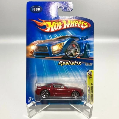Tarjeta larga Hot Wheels 2005 Ford Mustang GT 2005 primeras ediciones 6/20 G6725 Foto 1 de 4