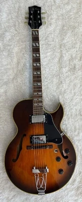 Guitarra eléctrica Jay Turser ES-175 estilo Jazzbox en Tobacco Sunburst con estuche  Foto 1 de 4