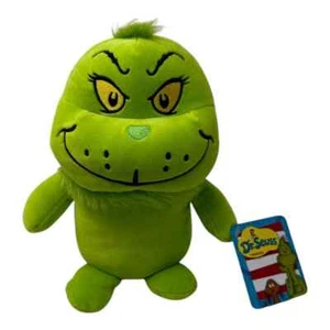 Peluche Aurora 2024 Dr Seuss Il Grinch che rubò Natale 9,5" Squishy Nuovo con etichette - Foto 1 di 5