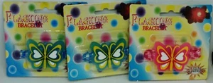 3 Packs Of Fun Flashing Bracelets BUTTERFLIES For Kids 3+ Years & Older NIP - Picture 1 of 1